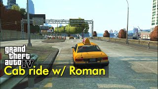 Roman takes a cab from Honkers to Algonquin  Taxi Ride in GTA IV [upl. by Seely143]