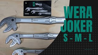 Wera Joker 6004  Self Setting  Self Adjusting Wrench – S – M – L – Tool Review [upl. by Ednalrym]