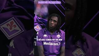 🗣 Kean parla della Fiorentina e di Firenze ⚜️ 🎙Sportweek [upl. by Donielle871]