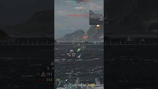 Warships🏴‍☠️  Bounty Hunter Hybrid Vs Iowa  Island hopping worldofwarships wows cqc [upl. by Fari778]