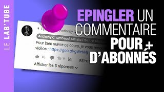 💡 Comment ÉPINGLER un COMMENTAIRE  TUTO 2019 Astuce pour avoir plus dabonnés [upl. by Seidnac]