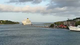 Castries Saint Lucia cruise port [upl. by Astor]