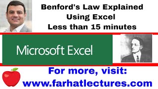 How Benford Law Help Detect Accounting Fraud Using Excel  Data Analytics in Accounting  CPA EXAM [upl. by Ahael880]