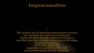 Impracumation 301124 [upl. by Colleen]