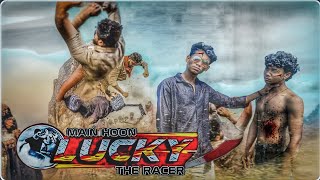 Lucky The Racer Action  New Spoof Allu Arjun Movies  South Indian Movies  spoof alluarjun [upl. by Brink251]