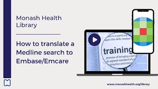 How to translate from Medline to EmbaseEmcare [upl. by Razaile]