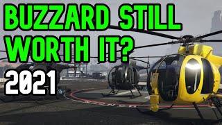 Gta 5 Buzzard Worth It in 2021  Buzzard Review amp Buzzard vs Sparrow [upl. by Niuqauj238]