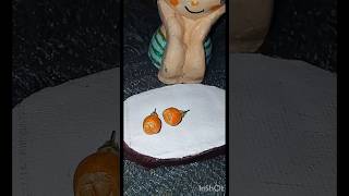 orange earing made by clay and soo cute historyofartos2fc [upl. by Aseena]