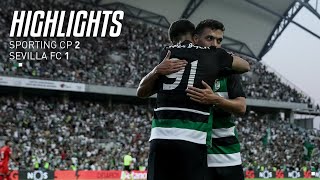 Resumo  PréÉpoca Sporting CP 21 Sevilla FC [upl. by Esil270]