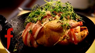 Roasted Pheasant With Devils On Horseback  The F Word [upl. by Ettinger]