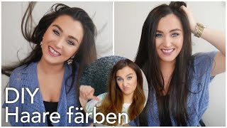 DIY  Haare selber färben leicht gemacht [upl. by Anahsat588]