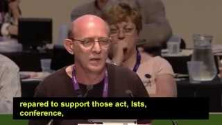 Sandy Nicoll SOAS delegates speech at UNISON NDC [upl. by Eetnuahs]