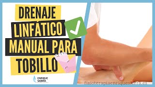 ✅🦶 Drenaje linfático manual para TOBILLO ESGUINCE GRADO IIIII [upl. by Majka840]