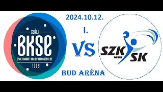 Gyáli BKSE – SZIGETSZENTMIKLÓSI KSK FU15 20241012 BUD ARÉNA Budapest XVIII I félidő [upl. by Ecnerual]