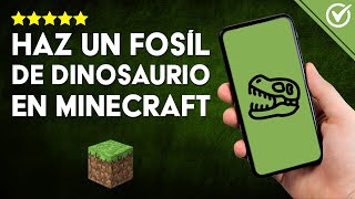 Cómo Hacer un FÓSIL de DINOSAURIO en Minecraft  Añade un Toque Prehistórico a tu Mundo [upl. by Arrac]