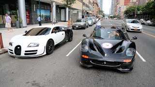 Riding around NYC in a Ferrari F50 [upl. by Enert]