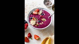 Frozen Fruit Smoothie Bowl  Smoothie Bowl Recipes丨Easy and Delicious Breakfast [upl. by Eirrab536]