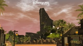 DISNEYS AFRICA Park By JameS StudioS Trailer 2 Disneyland Paris RCT3 [upl. by Annayehc]