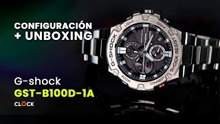 GSHOCK GSTB100D1A  Unboxing reseña y configuración [upl. by Thorma777]