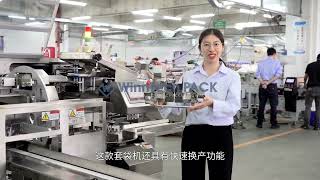 Automatic Bagging machine with premade bag TD 200K baggingmachine breadpackingmachine [upl. by Ailices925]