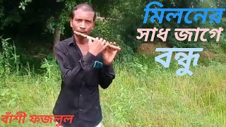 মিলনের সাধ জাগে বন্ধু l Miloner Sad Jage Bondhu l বাঁশী ফজলুল l Folk Song 2024 [upl. by Maxfield]