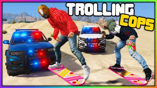 GTA 5 Roleplay  HOVERBOARDS TROLLING COPS  RedlineRP [upl. by Hutchinson]