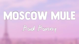 Moscow Mule  Bad Bunny Letra đź¦­ [upl. by Reave298]