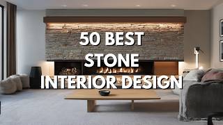 STONE INTERIOR DESIGN IDEAS✅ [upl. by Peterec]