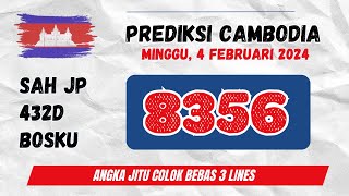 PREDIKSI CAMBODIA HARI INI 4 JANUARI 2024  BOCORAN TOGEL CAMBODIA  RUMUS ANGKA CAMBODIA KUAT [upl. by Chiles]