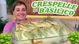 CRESPELLE DI BASILICO CON RICOTTA E LIMONE Ricetta Facile  Fatto in Casa da Benedetta [upl. by Amal217]