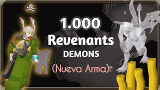 OSRS🔥1000 REVENANTS DEMONS  Accursed Sceptre Skull☠️ [upl. by Belmonte]