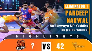 Pro Kabaddi League 8 Highlights Eliminator 1  Puneri Paltan vs UP Yoddha [upl. by Neala]