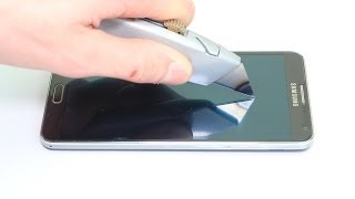 PanzerGlass Screen Protector Review and Knife Test [upl. by Aminta]