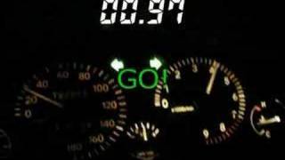 Toyota Starlet GT EP82 Turbo 0100kmh Acceleration 487 seconds [upl. by Nnaer]