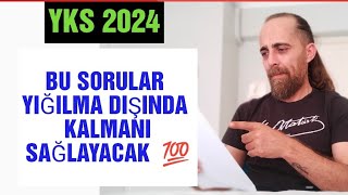 Yks 2024 Sözel  Eşit Ağırlık ve Sayısal Alanlarının Sıralama ve Puanlarını Etkileyecek O Sorular‼️ [upl. by Llewon]