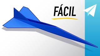 Cómo hacer un AVIÓN DE PAPEL JET FÁCIL que vuela REALMENTE RÁPIDO — Tutorial del Concorde [upl. by Alyosha686]