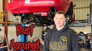 Mazda MX5 MK1Eunos Roadster Rust Repair Tutorial Pt3 [upl. by Farmer]