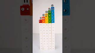 Lets Transform Numberblocks 11 to 15 Mathlink Cubes Shorts [upl. by Kellie42]