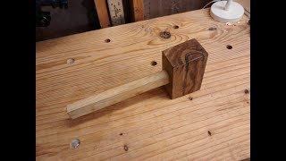 Making a Traditional Joiners Mallet [upl. by Manon903]