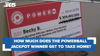 How much of the 7546 million Powerball jackpot does the winner actually get to take home [upl. by Habeh]