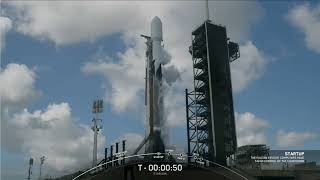 SpaceX aborts SpaceX Starlink launch at T46 seconds [upl. by Travis]