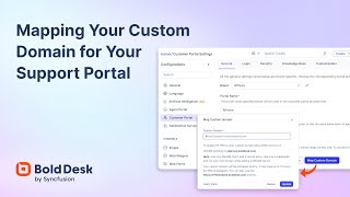 Mapping Your Custom Domain for Your Support Portal [upl. by Creath]