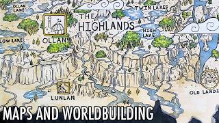 Worldbuilding Sketchbook Tolkien Maps and Journeys  WB Session 1 [upl. by Aetnahs]