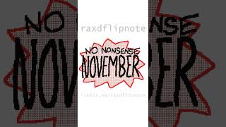 no nonsense november flipnote animation 3ds [upl. by Rhiamon]