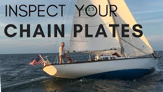 Sailboat Chain Plate Inspection [upl. by Eniamert]