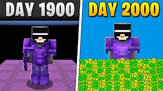 I Survived 2000 Days in HARDCORE Minecraft [upl. by Ahsenra]