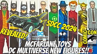 McFarlane Toys DC Multiverse New Figures Revealed At SDCC 2024 [upl. by Ardnekan]