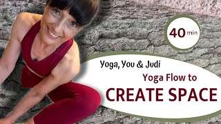 Spaciousness Flow  40 min  Yoga to Create Space [upl. by Adnaram]