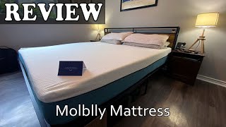 Molblly 10inch Gel Memory Foam Queen Mattress Review [upl. by Roel]