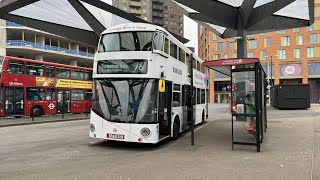 London Bus Route 76 Waterlow Lower Marsh to Tottenham Hale Bus Station  Diversion [upl. by Nahgem398]